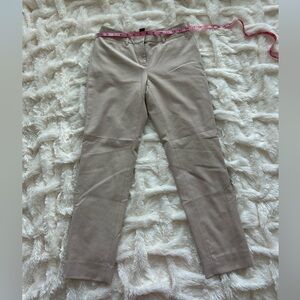 White House Black Market Beige Trousers